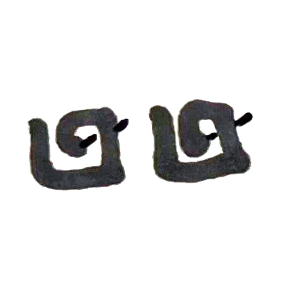 Square Spiral Studs
